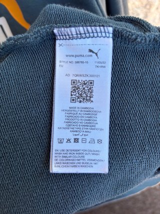 Sudadera Puma Algodón Hombre