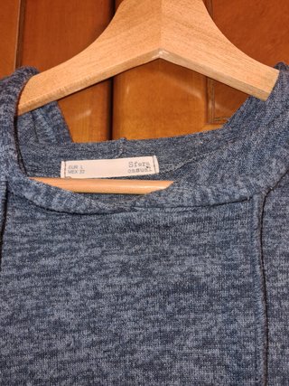 Sudadera Sfera capucha azul Talla L