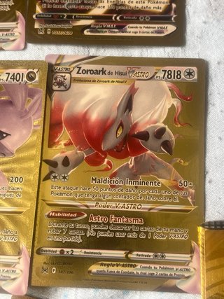 Cartas Pokémon Doradas