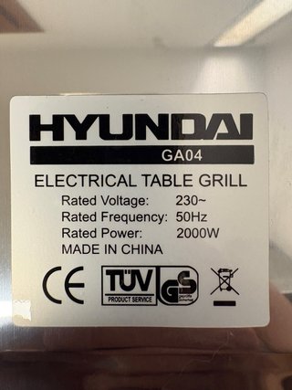 Plancha Asar Hyundai GA04