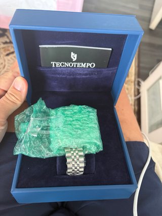 Reloj Tecnotempo Azul y Plateado