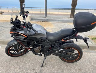 Moto Voge 300 DS 2022 Gris/Naranja