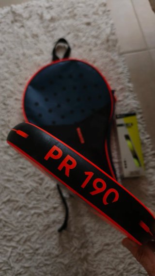 Pala pádel Kuikma PR190 + Funda + Bolas