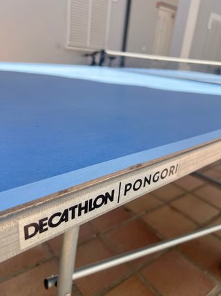 Mesa Ping Pong Exterior Plegable Decathlon.