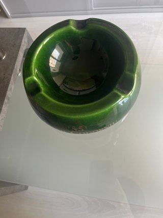 Cenicero Codorniu Porcelana Verde