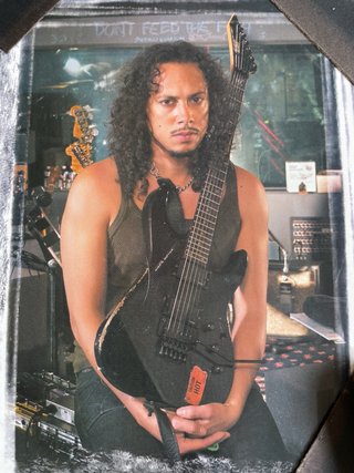 Cuadro Tributo Kirk Hammett Metallica