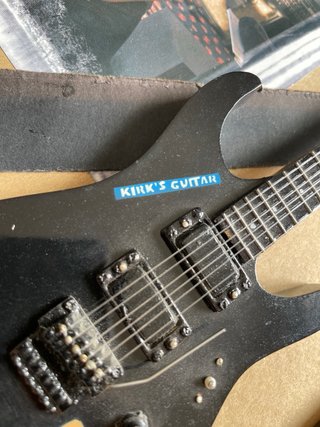 Cuadro Tributo Kirk Hammett Metallica