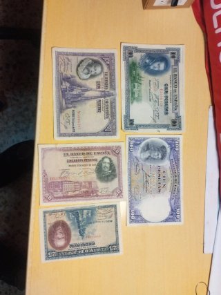 Billetes 1 peseta 1953 Banco de España