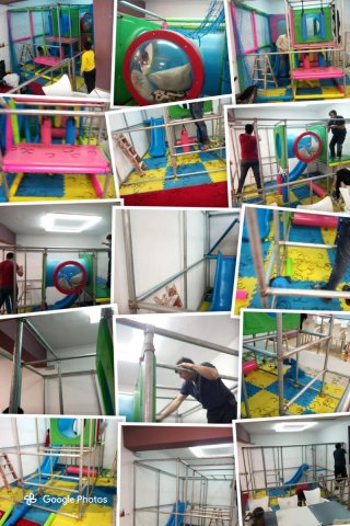 Parque de bolas infantil asi como en la foto
