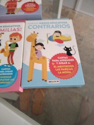 Juegos de Cartas Educativas (3 en 1)