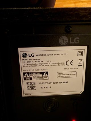 LG SoundBar SQC2 Bluetooth 2.1 300W Negra