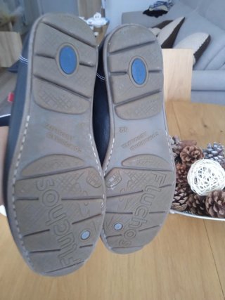 Mocasines de piel Fluchos azul marino 42