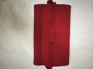 Neceser de viaje Clarins rojo