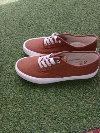 Zapatillas Lona Marrones Hombre