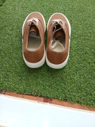 Zapatillas Lona Marrones Hombre