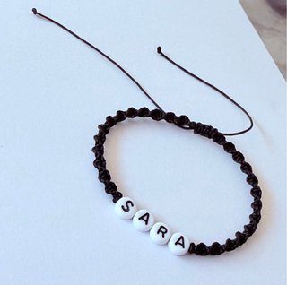 Pulsera personalizada NOMBRE / NAME  hecha a mano