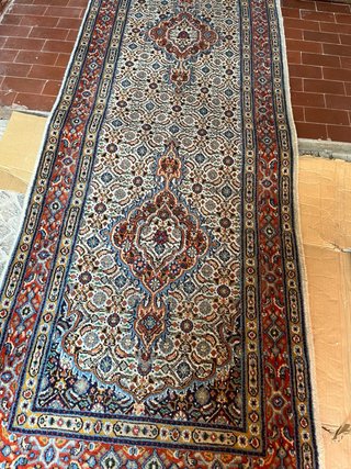 Tappeto Persiano Iraniano Lana 390x80