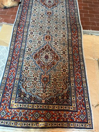 Tappeto Persiano Iraniano Lana 390x80