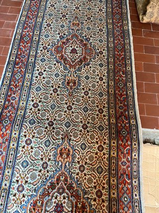 Tappeto Persiano Iraniano Lana 390x80