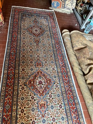 Tappeto Persiano Iraniano Lana 390x80