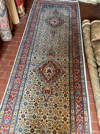 Tappeto Persiano Iraniano Lana 390x80