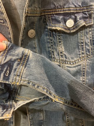 Cazadora vaquera Mango Jeans azul