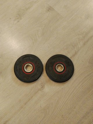 Discos de pesa 2.5kg (par)