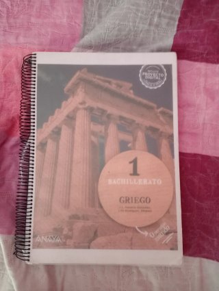 Libro de griego de 1° bachillerato