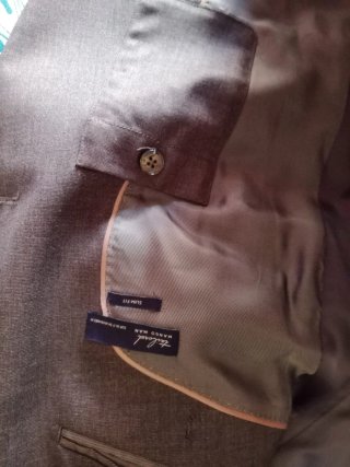 Chaqueta de vestir gris para caballero
