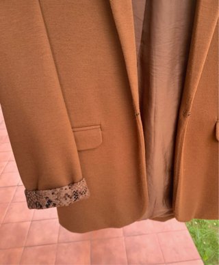Americana Stradivarius Marrón Talla M