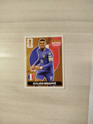 Carta Extra Sticker Mundial Mbappe Panini