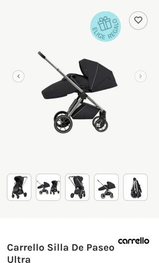 Carro de paseo Carrello Ultra, REVERSIBLE Nuevo