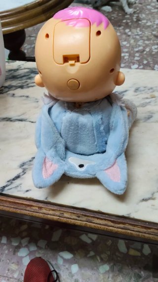 Muñeca Bebé Llorón con Pijama Azul