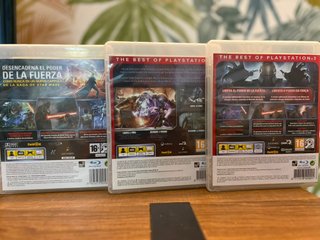 Star Wars: 3 JUEGOS The Force Unleashed PS3