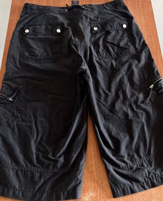 Versace Cargo Shorts Y2K Neri