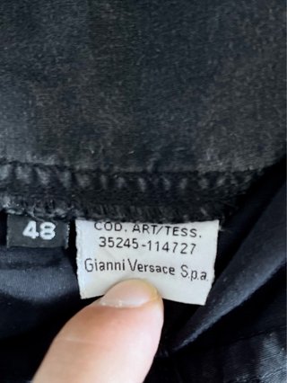 Versace Cargo Shorts Y2K Neri