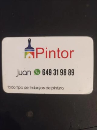 PINTOR PARTICULAR MUY PROFESIONAL
