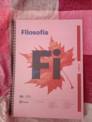 Libro de filosofía de 1° bachillerato