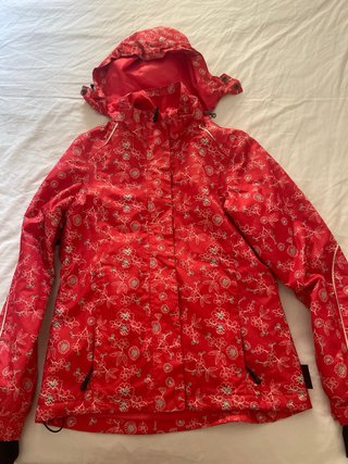 Anorak niña estampado floral