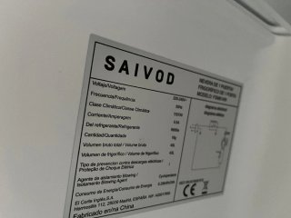 Mini Frigorífico Saivod 45L con Congelador