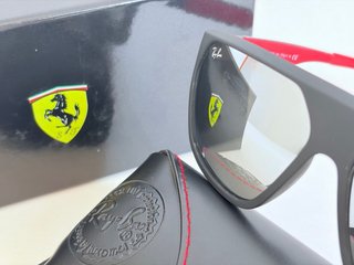 Gafas de Sol Ray-Ban Ferrari Negras Rojas