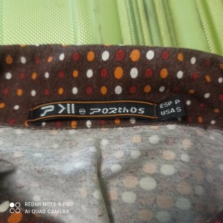 Camisa juvenil elástica estampada