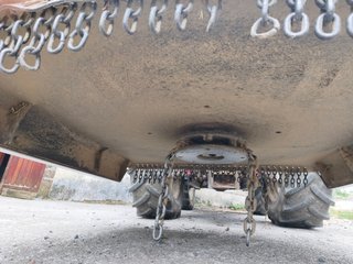 Desbrozadora cadenas 1.60 desplazador hidráulico