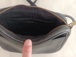 Bolso negro Uterqüe