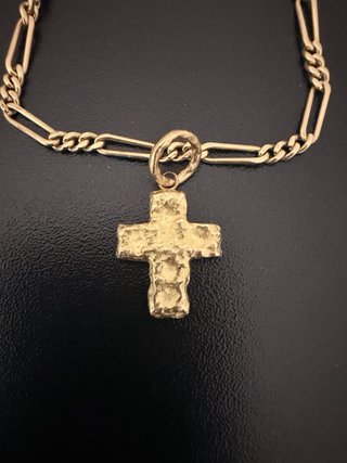 Colgante Cruz Oro 18k