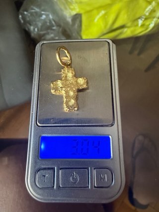 Colgante Cruz Oro 18k
