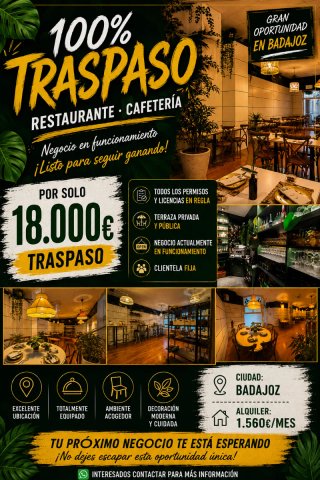 Traspaso restaurante