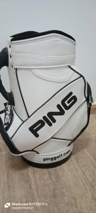 Bolsa Golf PING Den Caddy Vintage Blanca/Negra