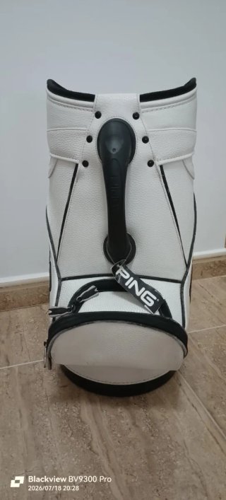 Bolsa Golf PING Den Caddy Vintage Blanca/Negra