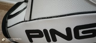 Bolsa Golf PING Den Caddy Vintage Blanca/Negra